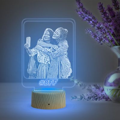Best-Friends Forever Night Lamp With Customized Photo